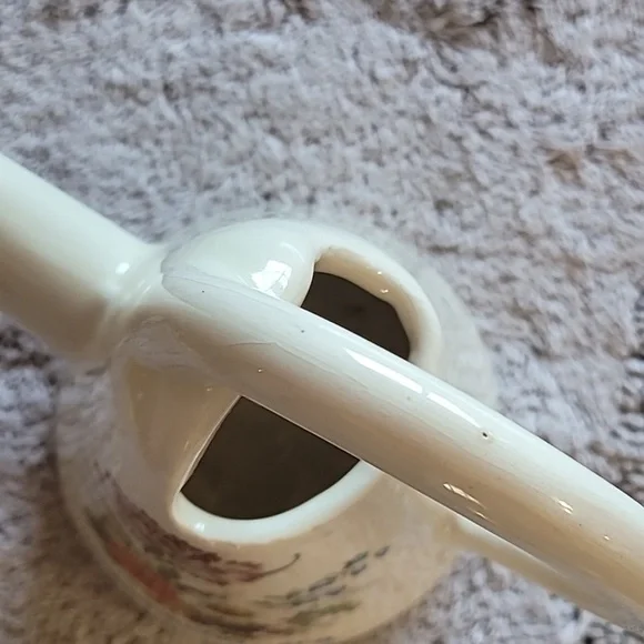 Vintage Arnels Ceramic Water pitcher Floral Details White‎ Ceramic - Picture 12 of 14